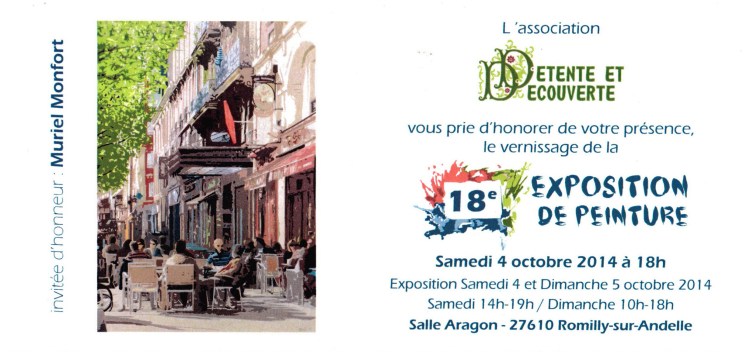 exposition peinture aragon romilly sur andelle